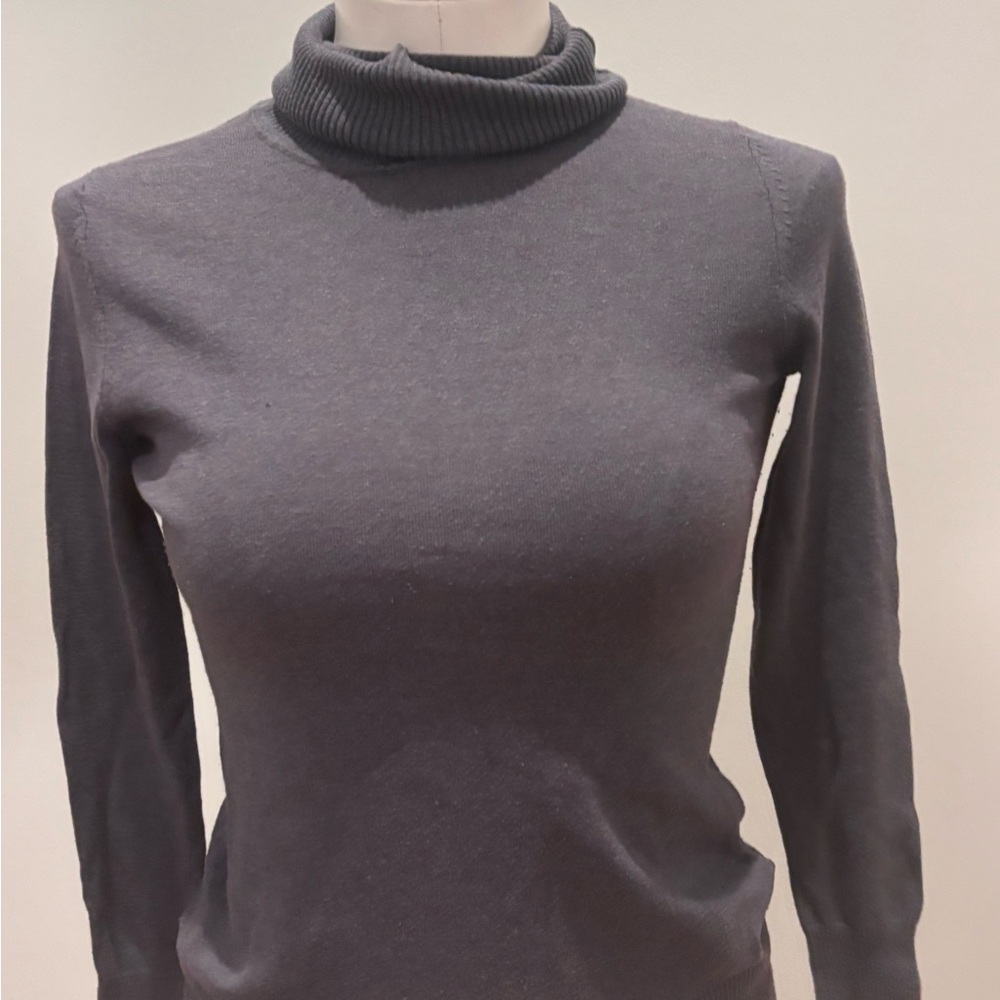 Banana Republic Charcoal Turtleneck Sweater